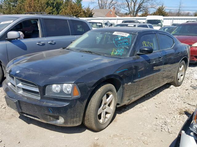 2B3CA3CV3AH243285 - 2010 DODGE CHARGER SX BLACK photo 2