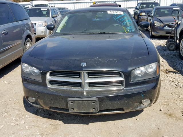 2B3CA3CV3AH243285 - 2010 DODGE CHARGER SX BLACK photo 9