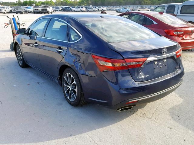 4T1BK1EB3HU254997 - 2017 TOYOTA AVALON XLE BLUE photo 3
