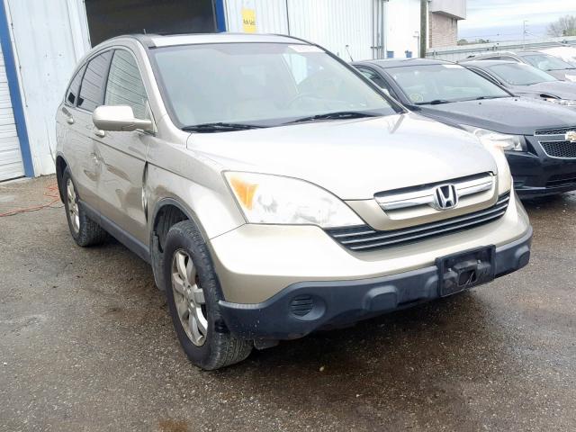 JHLRE38737C016068 - 2007 HONDA CR-V EXL TAN photo 1