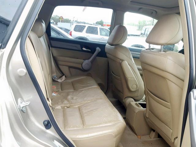 JHLRE38737C016068 - 2007 HONDA CR-V EXL TAN photo 6