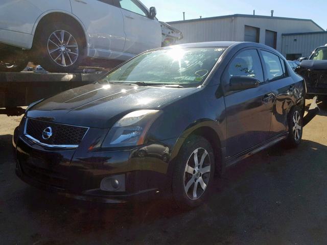 3N1AB6AP6CL775412 - 2012 NISSAN SENTRA 2.0 BLACK photo 2