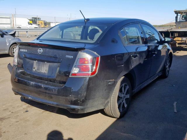 3N1AB6AP6CL775412 - 2012 NISSAN SENTRA 2.0 BLACK photo 4