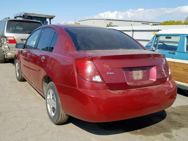 1G8AG52F55Z172018 - 2005 SATURN ION LEVEL RED photo 3