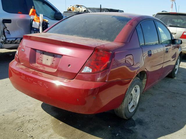 1G8AG52F55Z172018 - 2005 SATURN ION LEVEL RED photo 4