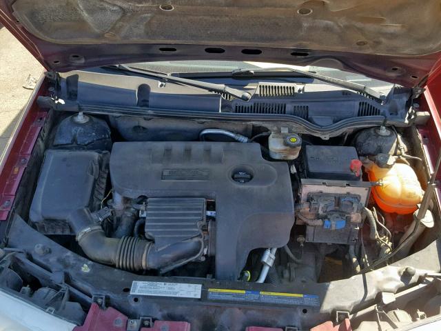 1G8AG52F55Z172018 - 2005 SATURN ION LEVEL RED photo 7