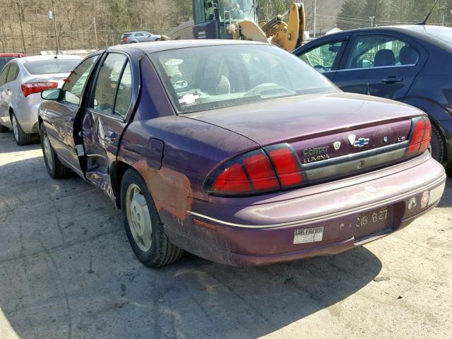 2G1WL52MXV9130940 - 1997 CHEVROLET LUMINA BAS 紫色 照片 3