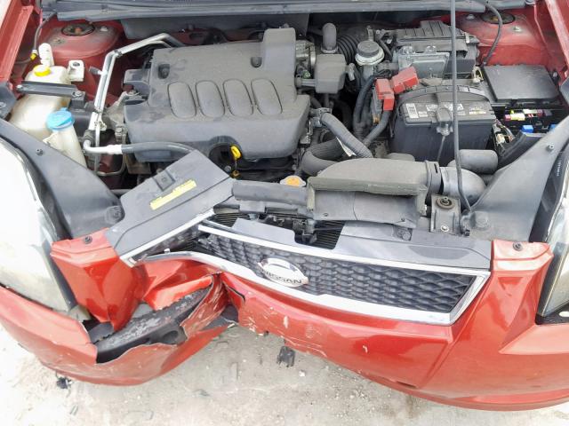 3N1AB6AP9BL627933 - 2011 NISSAN SENTRA 2.0 RED photo 7