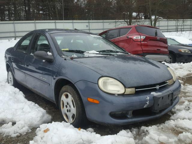 1B3ES46C91D170717 - 2001 DODGE NEON SE BLUE photo 1