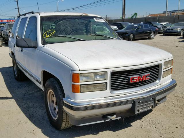 1GKEC13R3XJ705980 - 1999 GMC YUKON WHITE photo 1