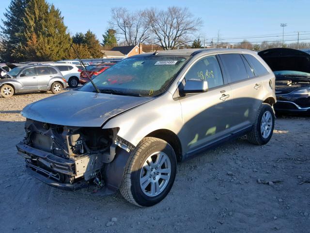 2FMDK38CX8BA39759 - 2008 FORD EDGE SEL SILVER photo 2