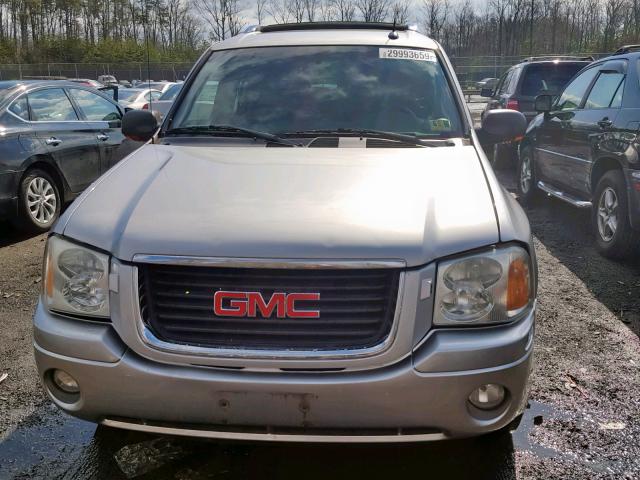 1GKET12S746183261 - 2004 GMC ENVOY XUV SILVER photo 9