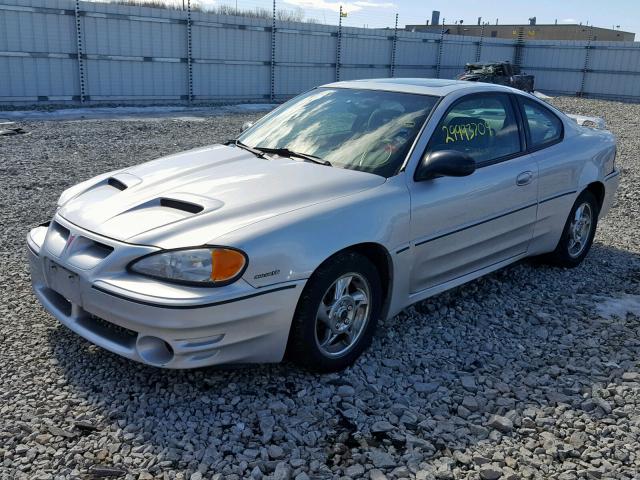 1G2NW12E85M153023 - 2005 PONTIAC GRAND AM G SILVER photo 2