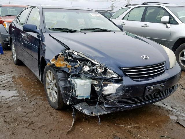 JTHBF30G330148524 - 2003 LEXUS ES 300 BLUE photo 1