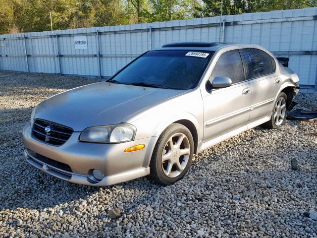 JN1CA31D51T606748 - 2001 NISSAN MAXIMA GXE SILVER photo 2