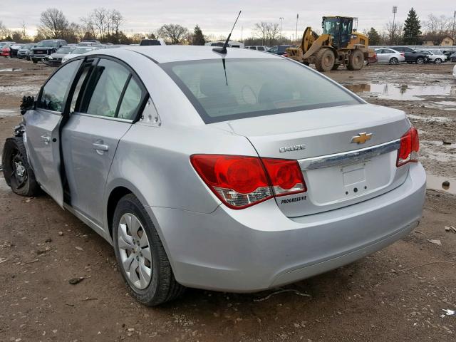 1G1PC5SH6C7205896 - 2012 CHEVROLET CRUZE LS SILVER photo 3