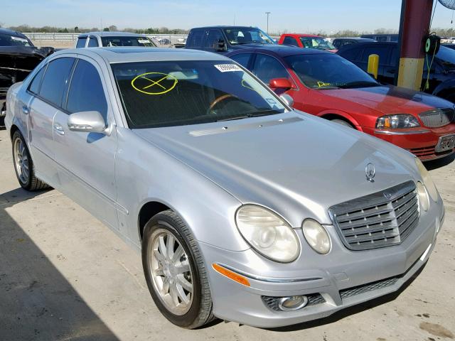 WDBUF56X57A984153 - 2007 MERCEDES-BENZ E 350 SILVER photo 1