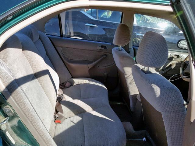2HGEJ6618XH520864 - 1999 HONDA CIVIC BASE 绿色 照片 6