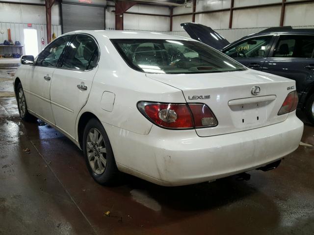 JTHBF30G330114390 - 2003 LEXUS ES 300 WHITE photo 3