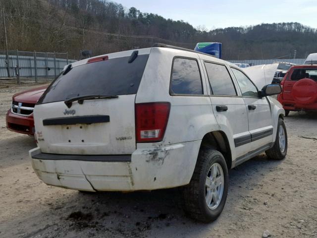 1J4HR48N95C608308 - 2005 JEEP GRAND CHER WHITE photo 4