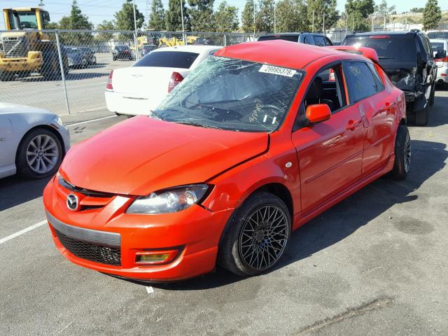 JM1BK34MX81103661 - 2008 MAZDA SPEED 3 RED photo 2