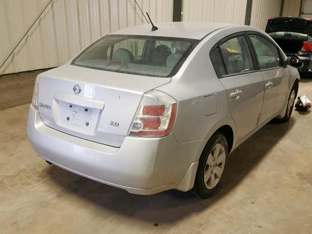 3N1AB61E07L655531 - 2007 NISSAN SENTRA 2.0 SILVER photo 4