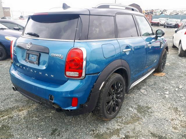 WMZYT5C52K3E63907 - 2019 MINI COOPER S C BLUE photo 4