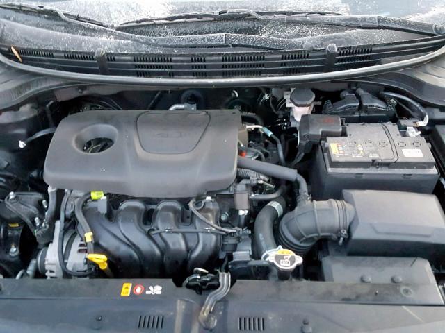 3KPA24AB5JE080216 - 2018 KIA RIO LX BLACK photo 7