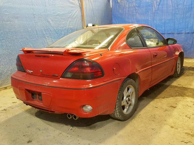 1G2NW12E35M199052 - 2005 PONTIAC GRAND AM G RED photo 4