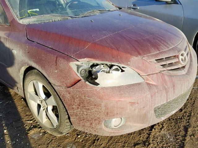 JM1BK143261543916 - 2006 MAZDA 3 HATCHBAC RED photo 9