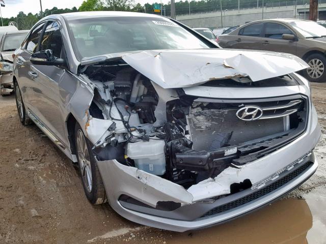 5NPE34AF1FH061733 - 2015 HYUNDAI SONATA SPO SILVER photo 1