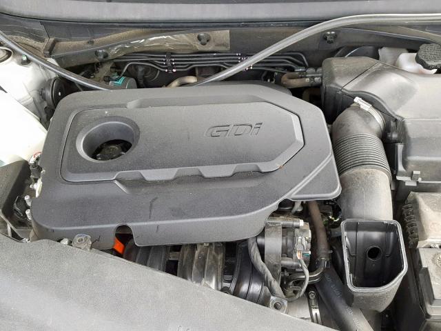 5NPE34AF1FH061733 - 2015 HYUNDAI SONATA SPO SILVER photo 7