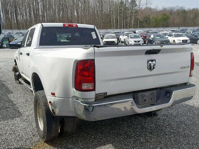 3C63DRGL6CG344171 - 2012 DODGE RAM 3500 S WHITE photo 3