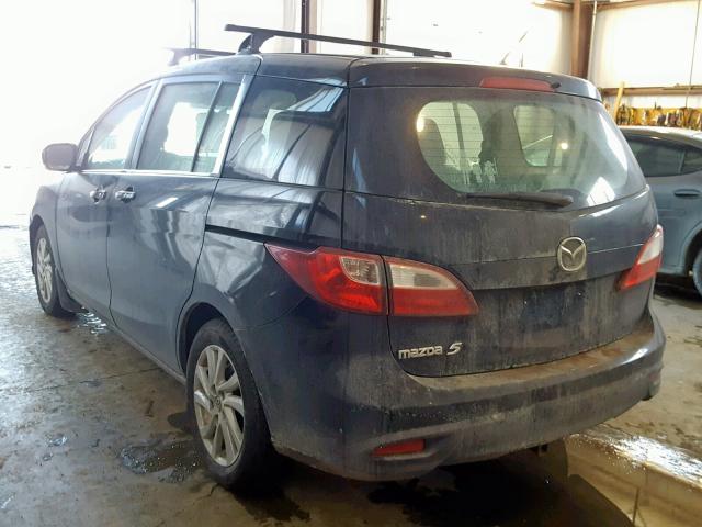 JM1CW2CL8C0109761 - 2012 MAZDA 5 BLACK photo 3