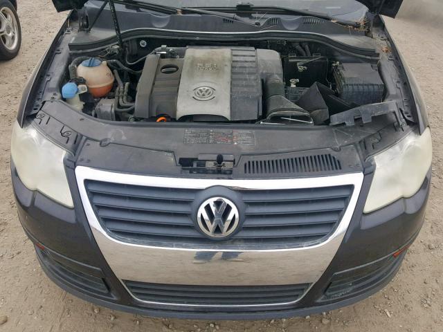 WVWUK73C27P008242 - 2007 VOLKSWAGEN PASSAT BLACK photo 7