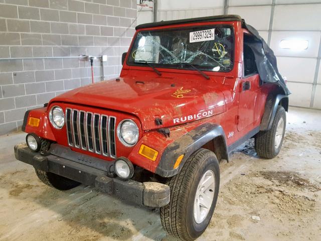 1J4FA69S83P364025 - 2003 JEEP WRANGLER / RED photo 2