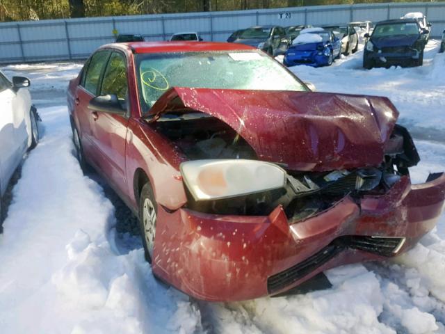 1G1ZS58F97F241854 - 2007 CHEVROLET MALIBU LS RED photo 1