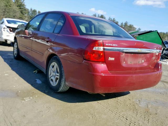 1G1ZS58F97F241854 - 2007 CHEVROLET MALIBU LS RED photo 3