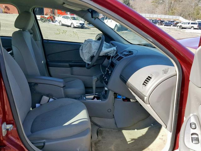1G1ZS58F97F241854 - 2007 CHEVROLET MALIBU LS RED photo 5