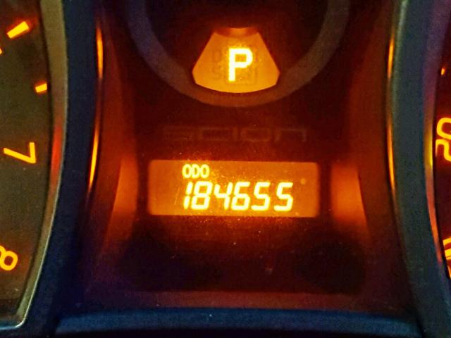 JTKJF5C77B3005831 - 2011 TOYOTA SCION TC BLACK photo 8