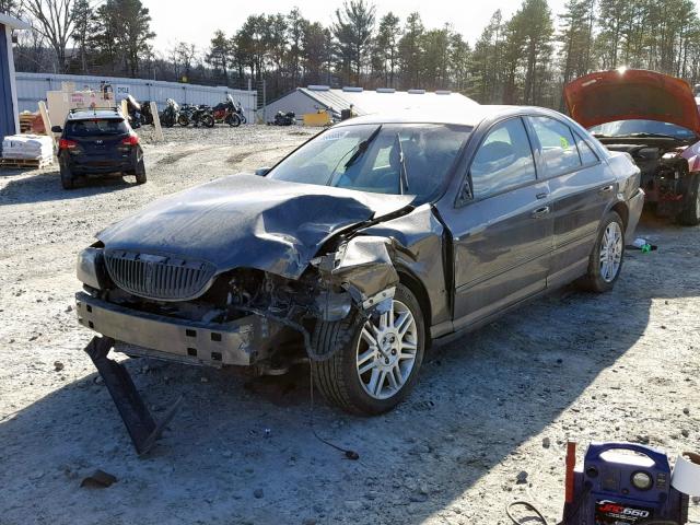 1LNHM87A24Y665361 - 2004 LINCOLN LS BROWN photo 2