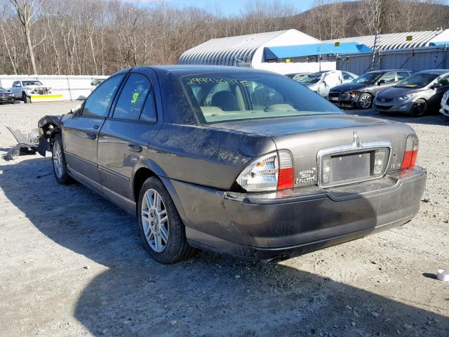 1LNHM87A24Y665361 - 2004 LINCOLN LS BROWN photo 3