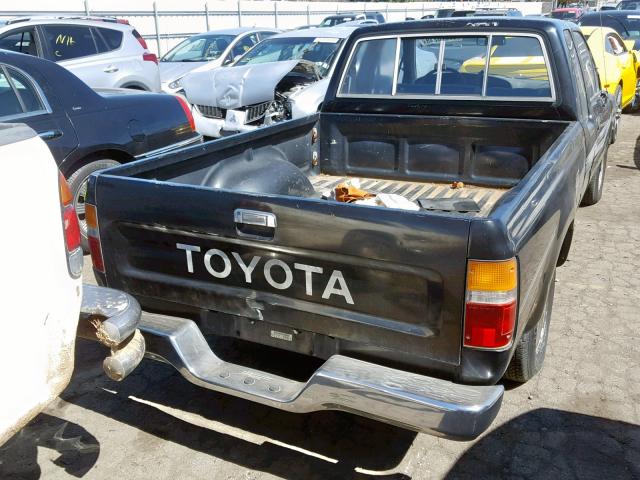 JT4RN93P9L0014215 - 1990 TOYOTA PICKUP 1/2 BLACK photo 4