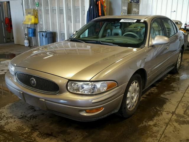 1G4HR54K1YU162592 - 2000 BUICK LESABRE LI TAN photo 2