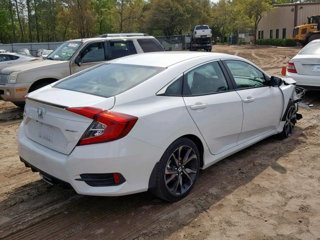 2HGFC2F83KH509171 - 2019 HONDA CIVIC SPOR WHITE photo 4