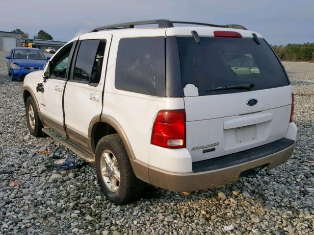 1FMZU64K22ZD00899 - 2002 FORD EXPLORER E WHITE photo 3