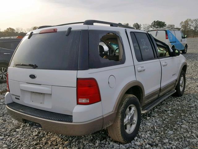 1FMZU64K22ZD00899 - 2002 FORD EXPLORER E WHITE photo 4