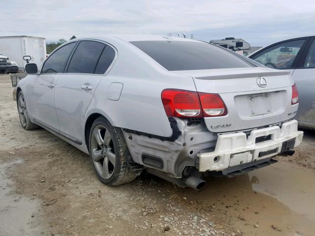 JTHBL96S185000034 - 2008 LEXUS GS 460 WHITE photo 3