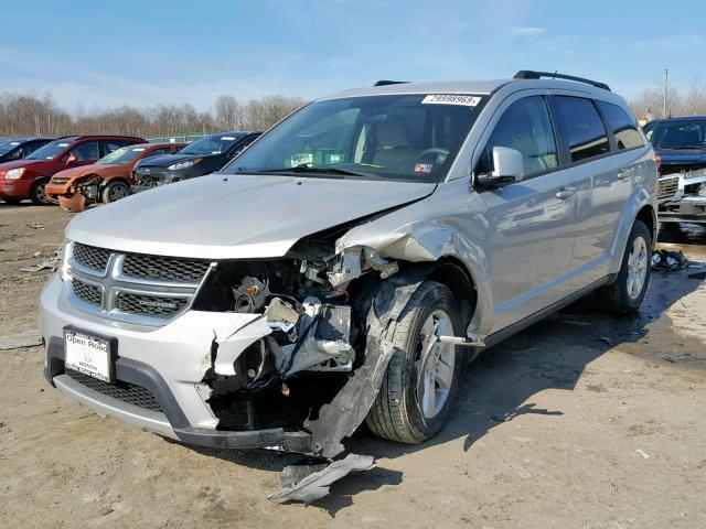 3D4PH1FG0BT552964 - 2011 DODGE JOURNEY MA SILVER photo 2