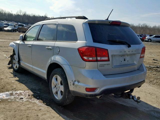 3D4PH1FG0BT552964 - 2011 DODGE JOURNEY MA SILVER photo 3